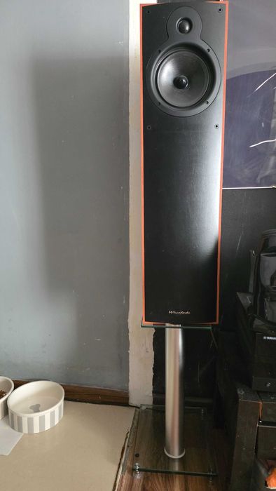2szt kolumny Wharfedale Crystal 30 + szklane standy pod kolumny