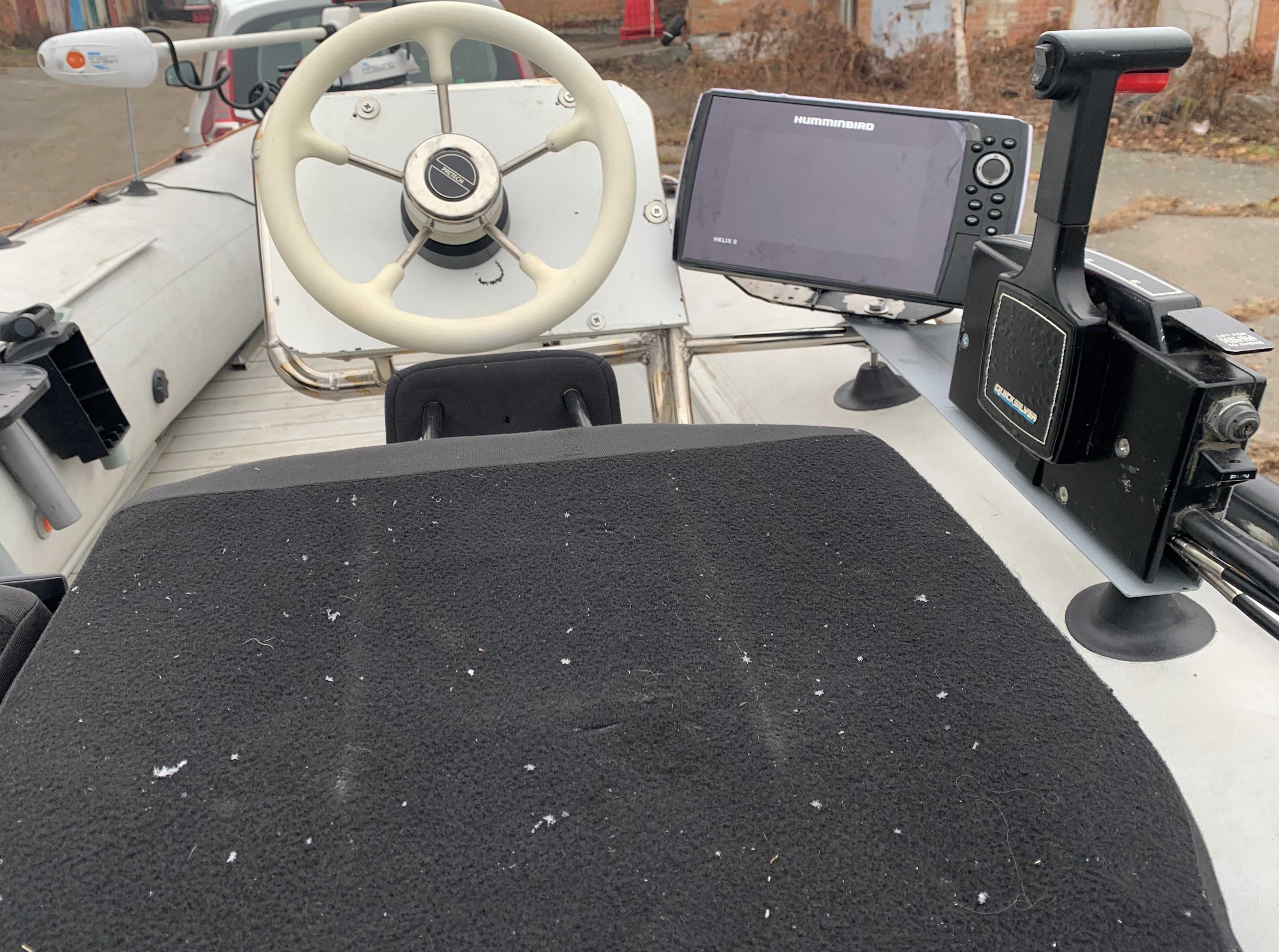 Човен Колібрі 450 DSL + Mercury 30 + лафет + Haswing + Humminbird