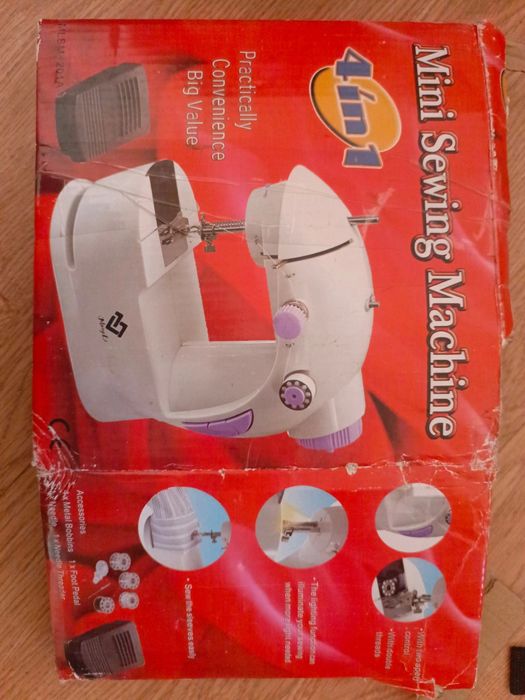 Мини швейная машинка без ножной педали