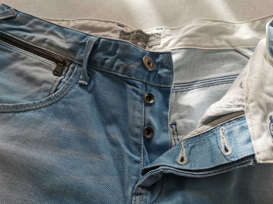JACK&JONES CORE Nick-Regular FIT  Męskie Spodnie Jeansowe 32/32 ,32/34