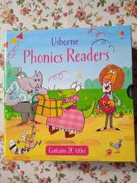 Zestaw 20 książek Phonics Readers Usborne po angielsku