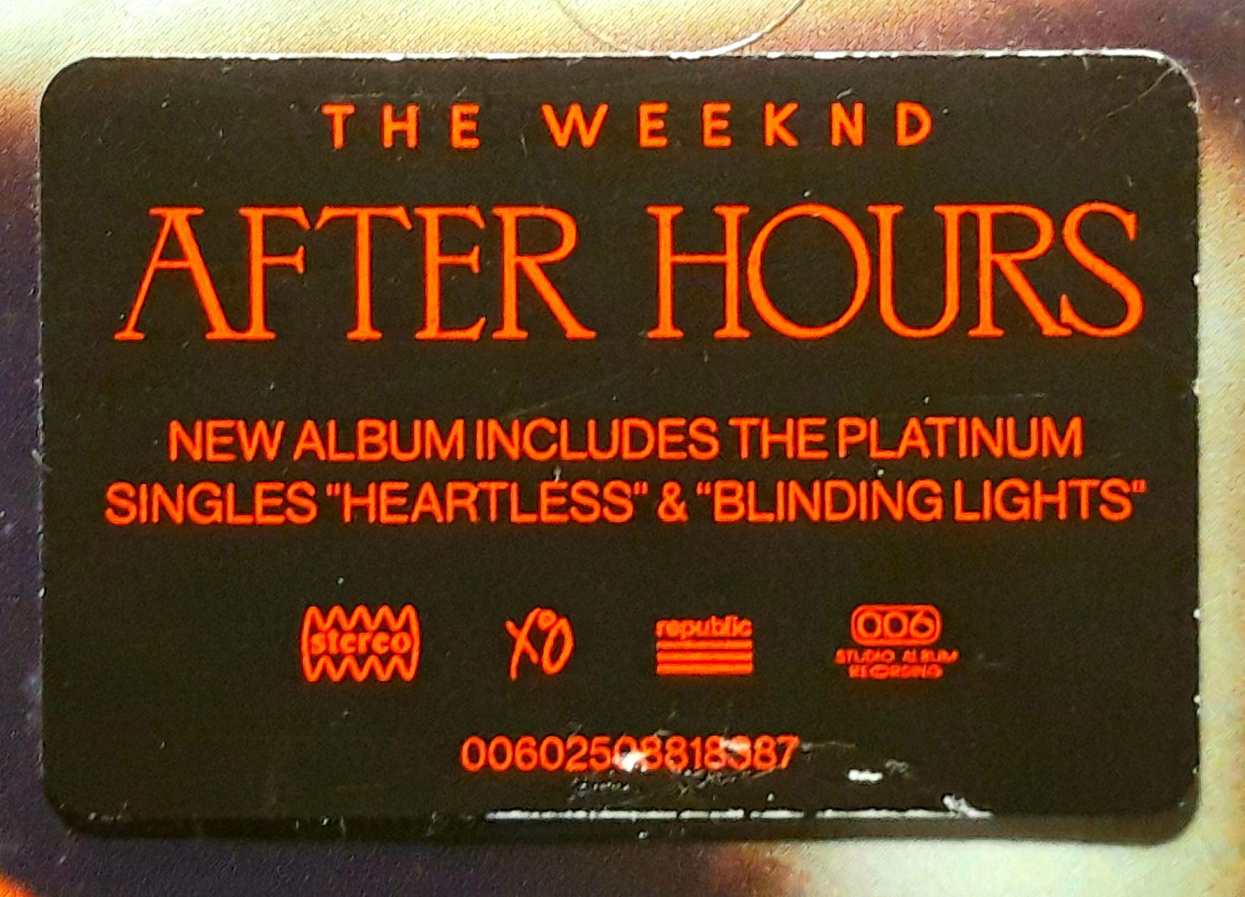 The Weeknd – After Hours (CD, 2020, FOLIA)