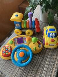 Руль, машинки, паровозик, дитячі іграшки