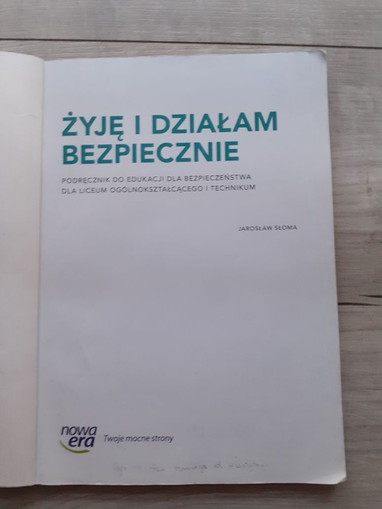 podręcznik do edukacji dla bezpieczeństwa 1 Żyję i działam bezpiecznie