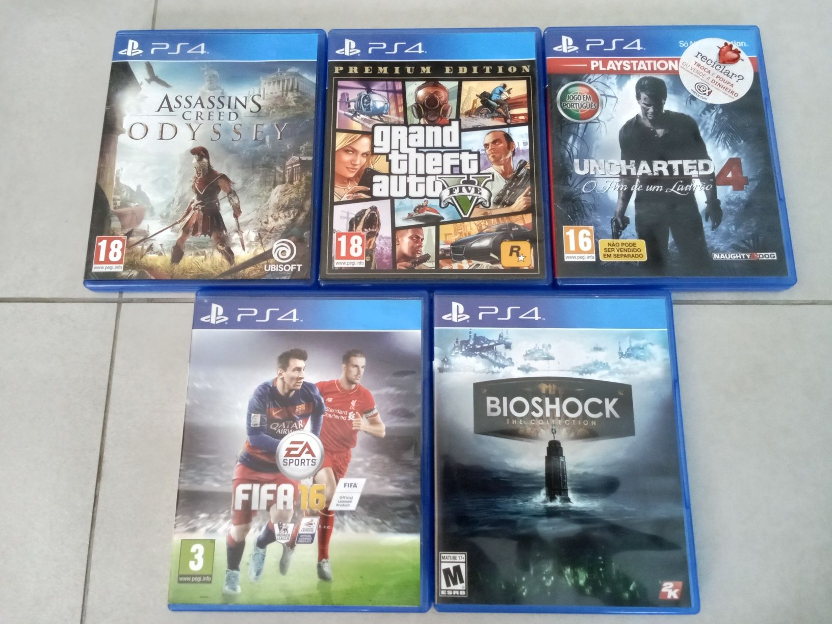 Lote de 10 jogos 60€