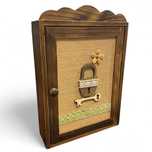 Chaveiro Artesanal Vintage com Porta