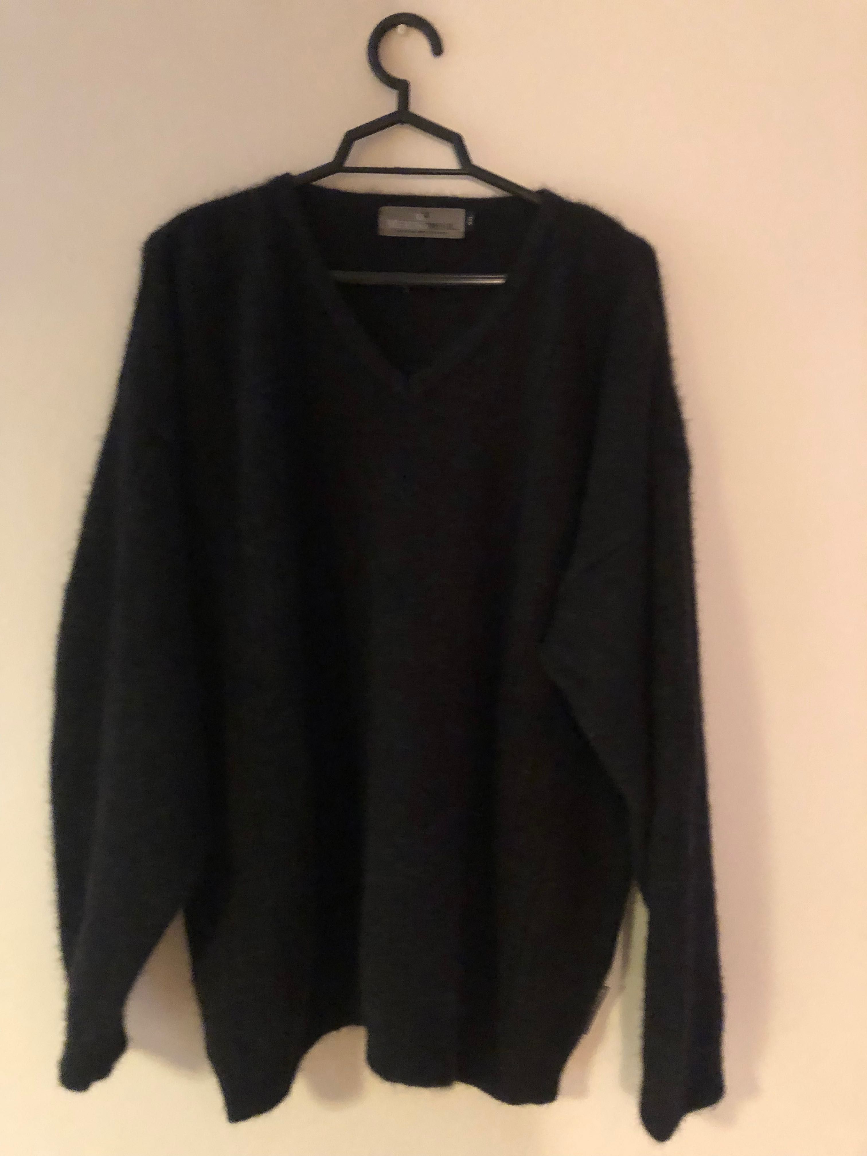 Merino Mink sweter z welny oposa lekka ciepla chmurka XXL