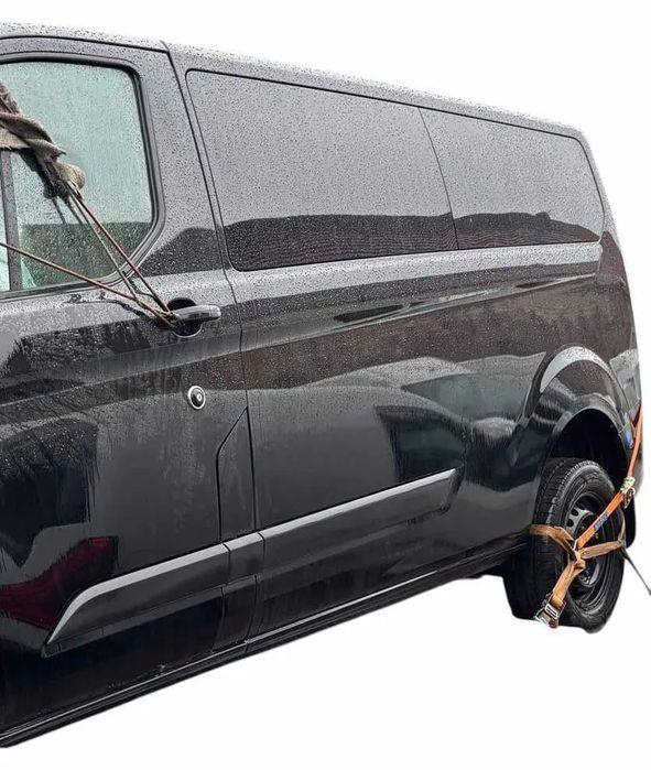 BOK CAŁY błotnik tył lewy FORD TOURNEO CUSTOM LIFT 2019-&gt; 2020-&gt; 2021-&gt; long z szybami