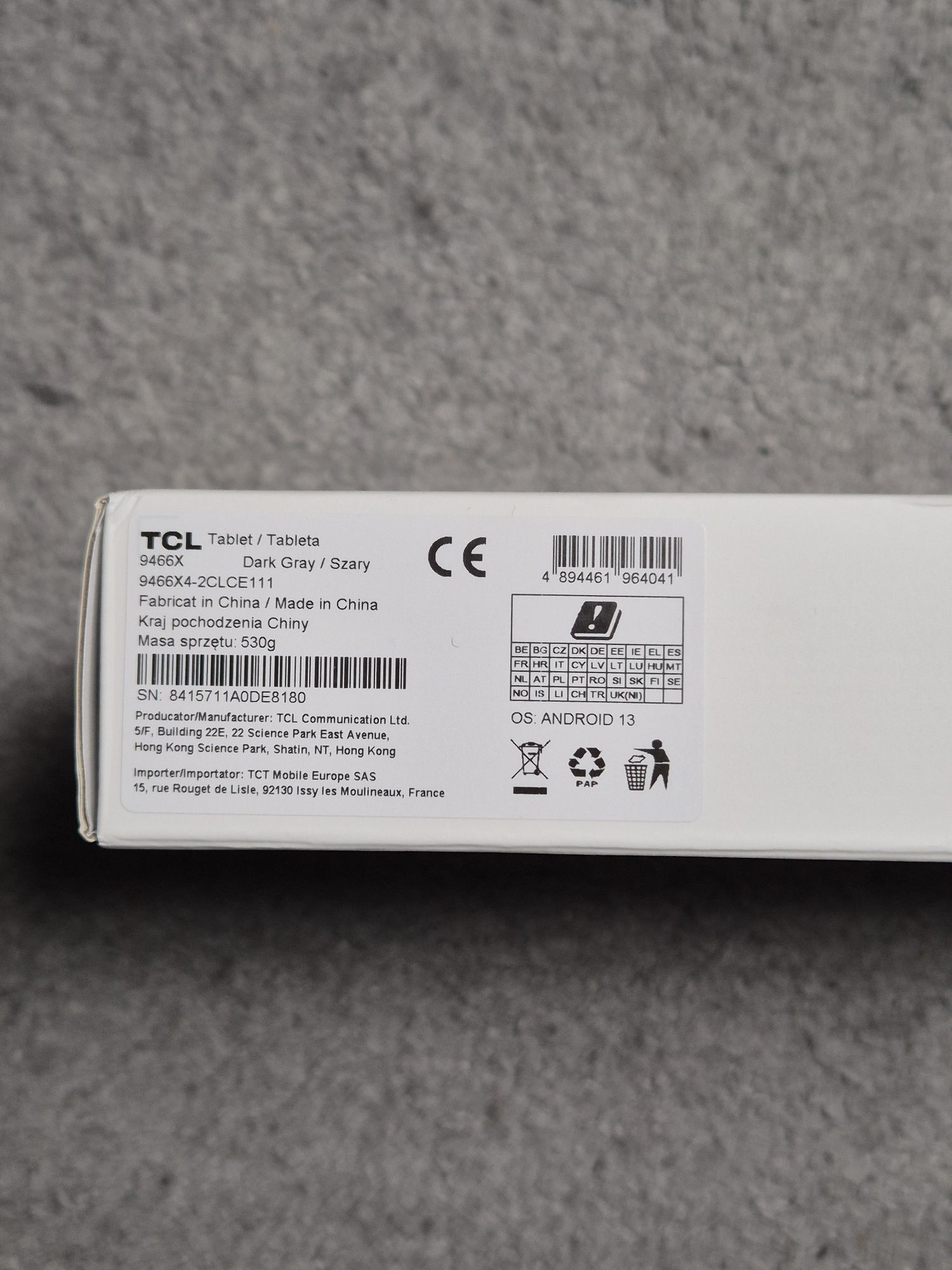 Tablet TCL NXTPAPER 11 4/128 Wi-Fi