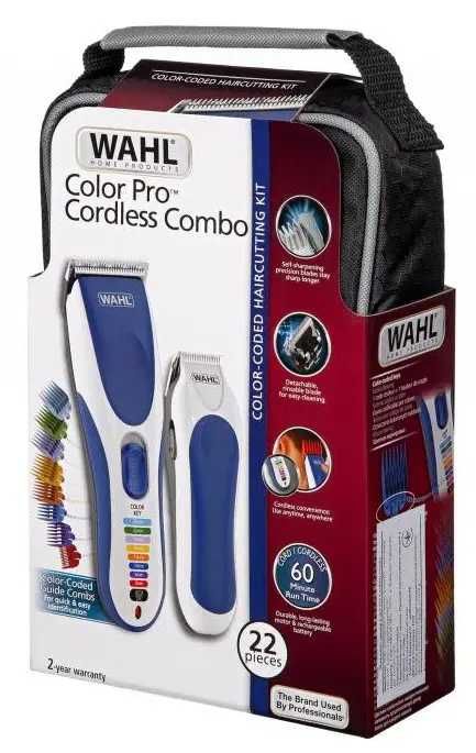 Набір машинок для домашньої стрижки wahl colorpro cordless