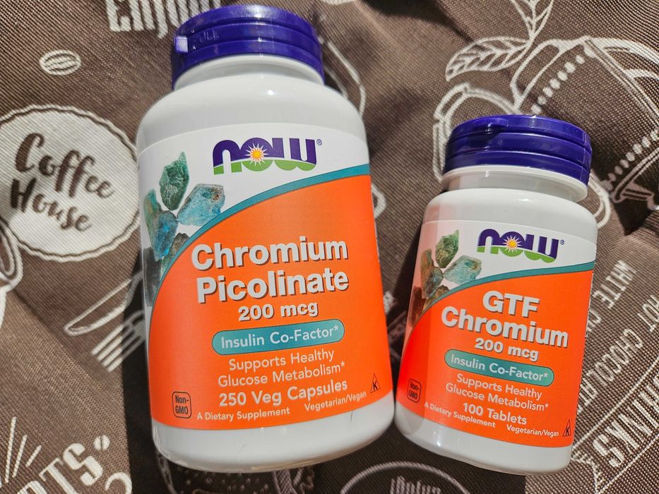 Now Foods Хром пиколинат Tri Chromium GTF 200 мкг піколінат хелат