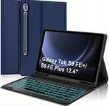 Etui JADEMALL z klawiaturą do Galaxy Tab S9 FE+ / S9+ 12,4"