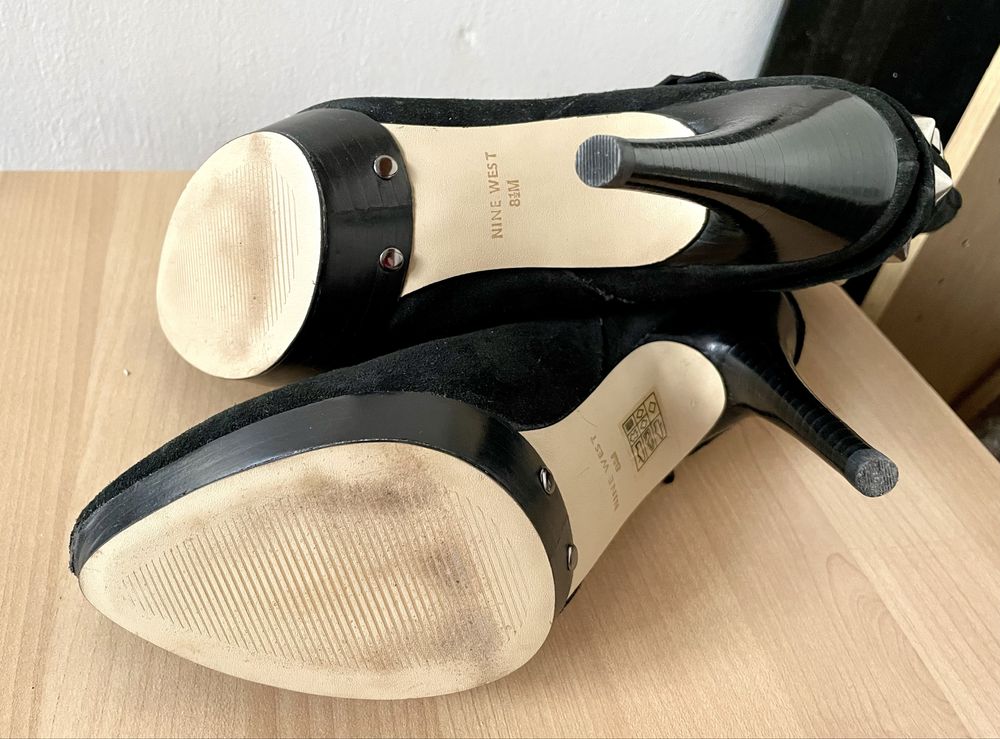 Czarne botki Nine West 39,5 nowe