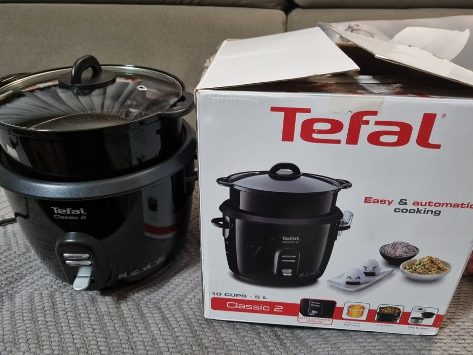 Tefal garnek elektryczny, gotowanie parowe