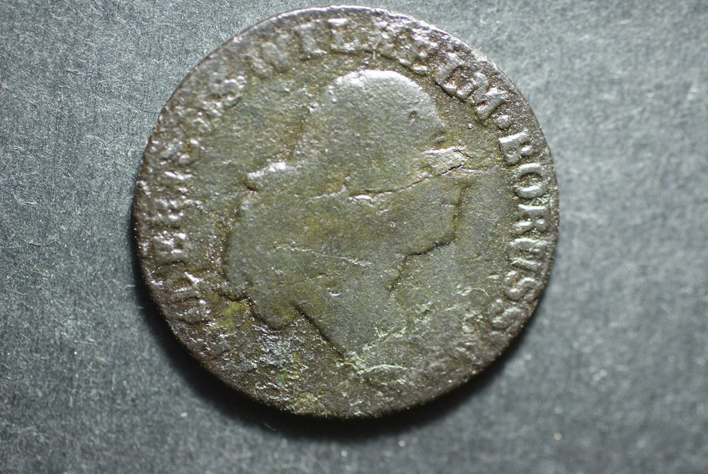 1 Grosz Pruski Fryderyk Wilhelm 1797 r men. B