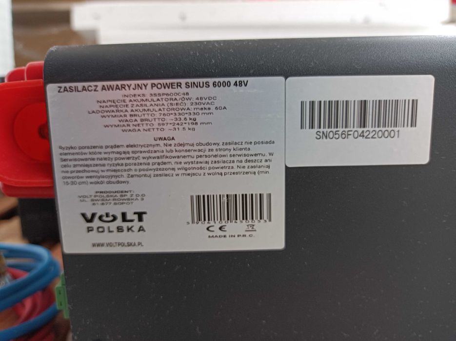 UPS 6000W 48v producent VOLT