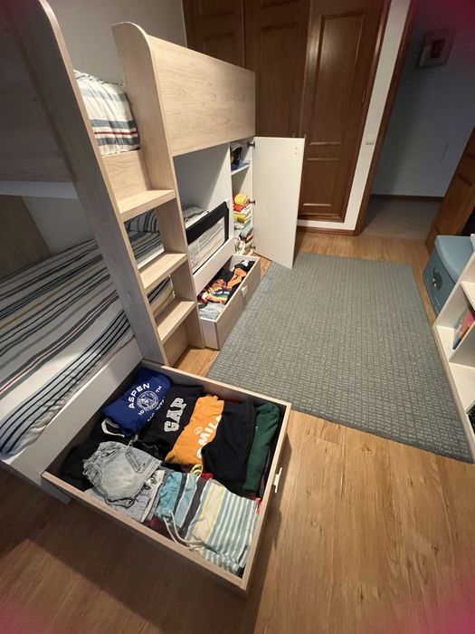 Beliche com muita arrumacão