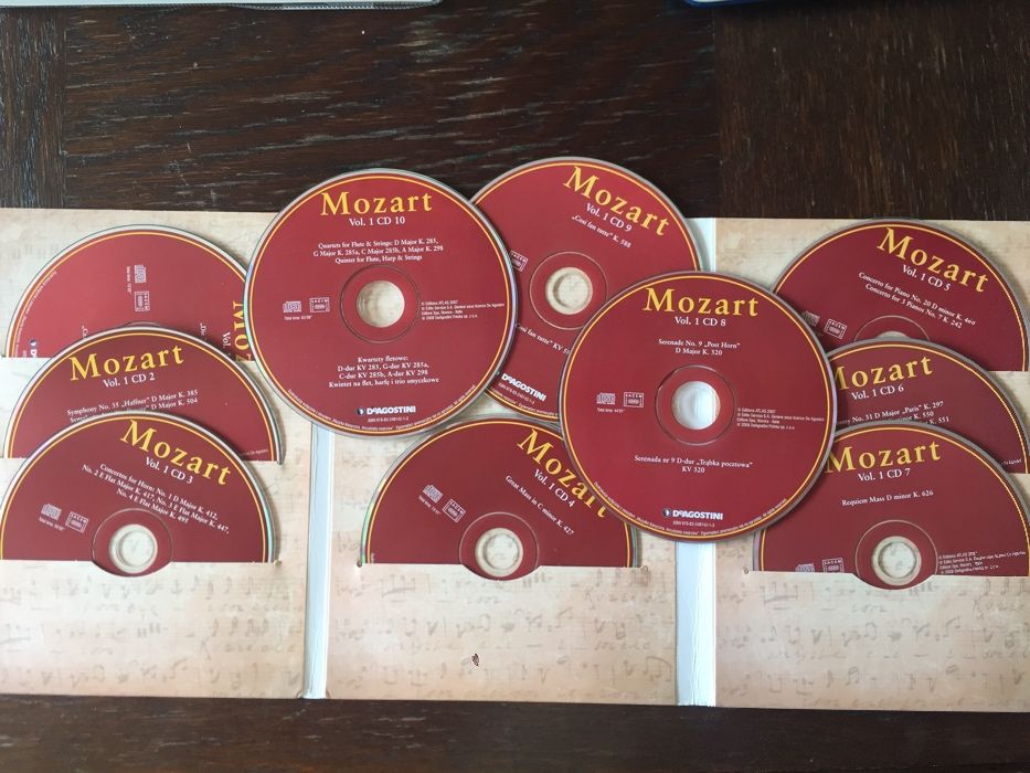 Mozart 10 płyt CD