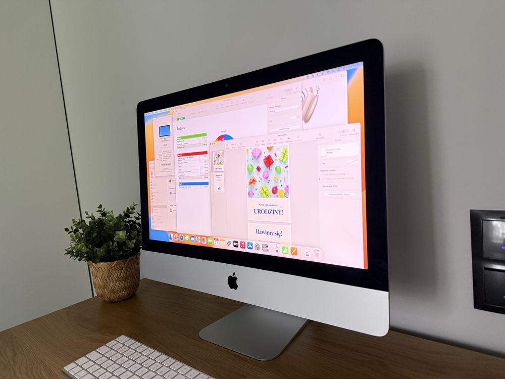 Apple iMac Retina 4K 21,5” 2017 SSD 500GB i5 8GB Pudełko