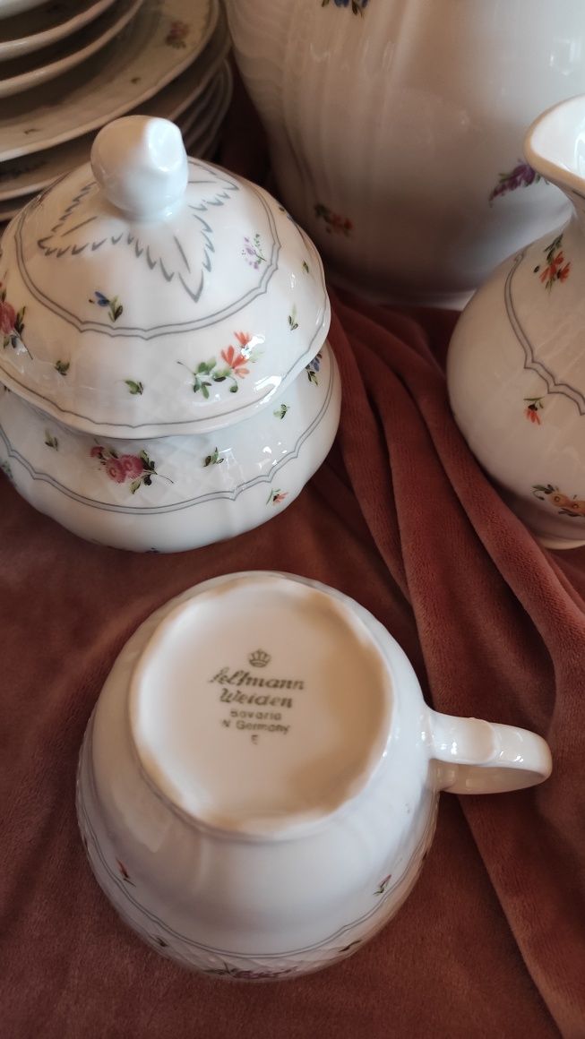 Serwis do kawy Seltmann. Porcelana na 6 osób