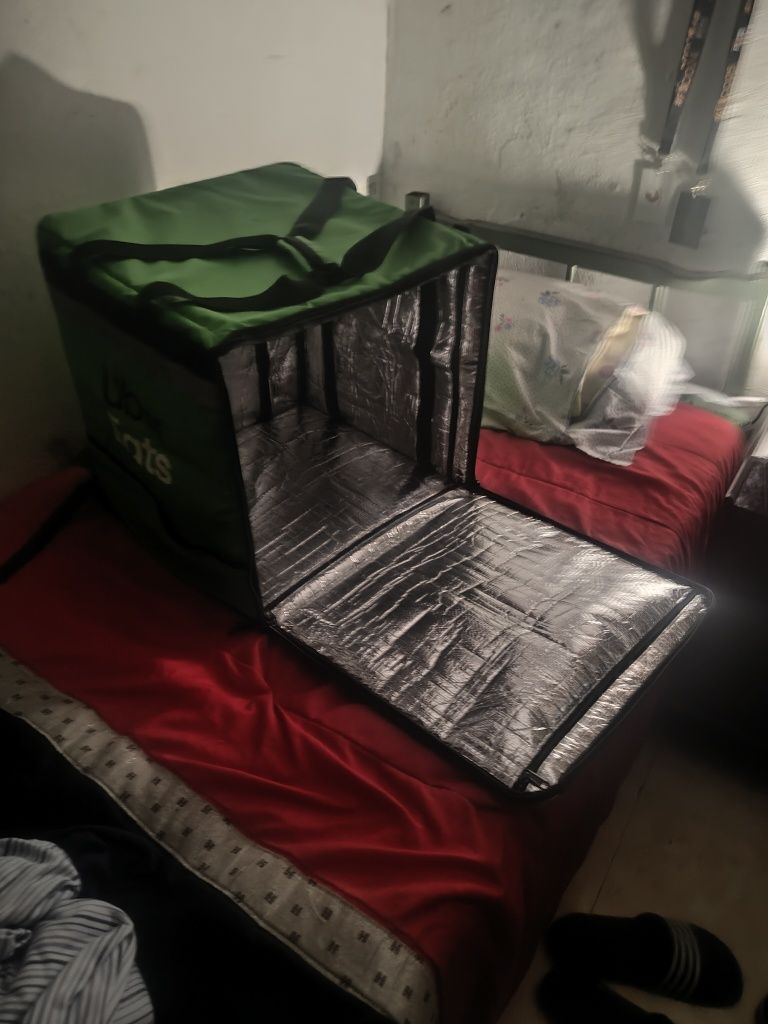 Mochila Térmica Profissional Uber Eats - Como Nova