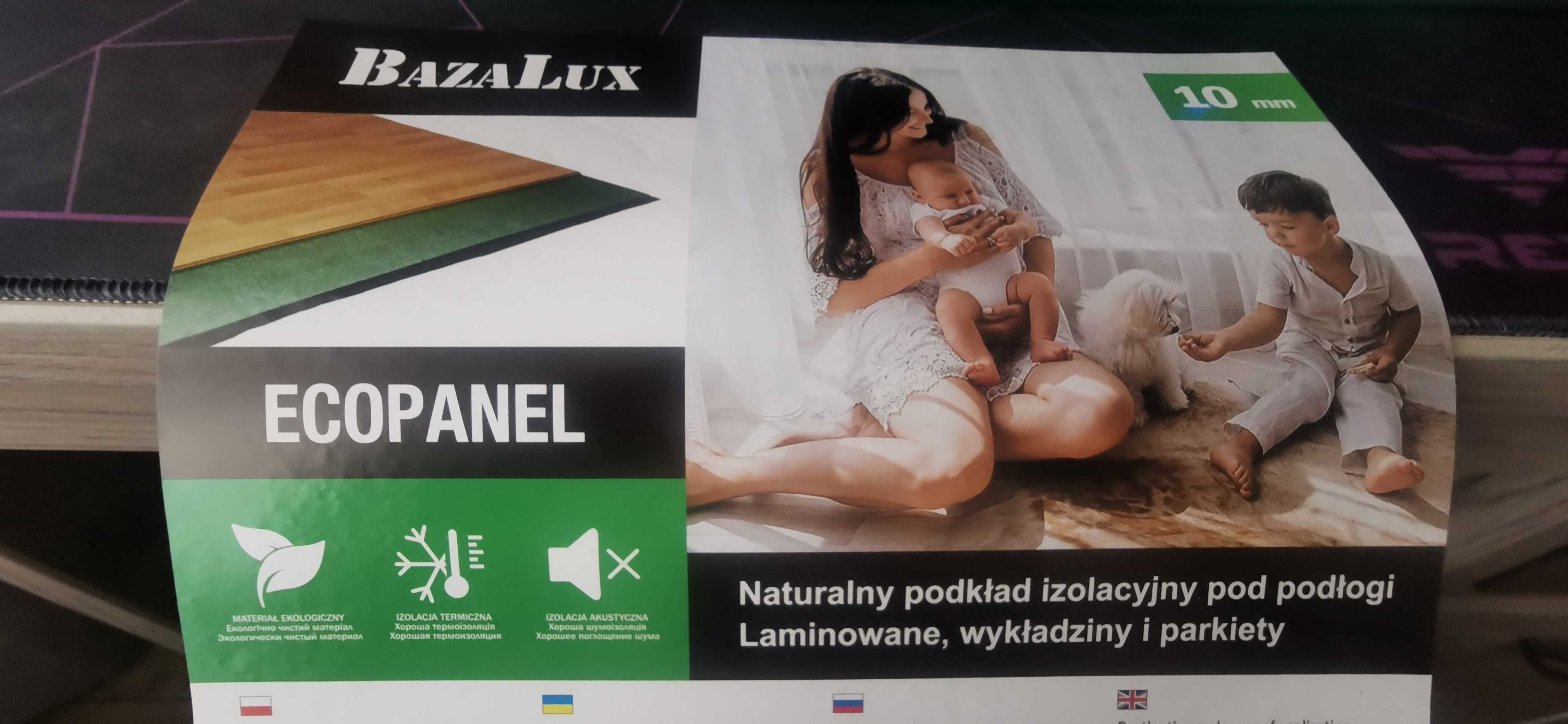 Podkłady (10mm) pod panele.