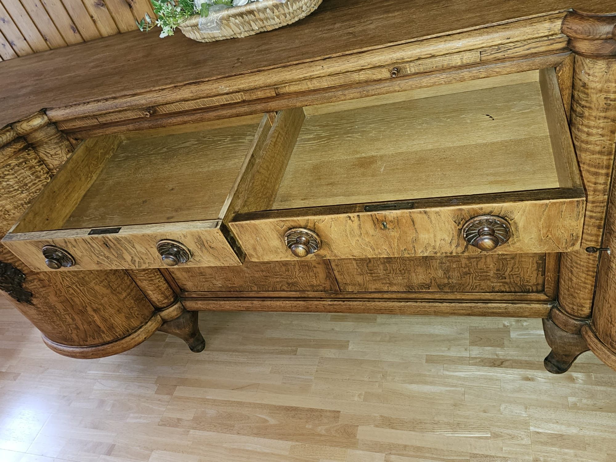 Komoda stylowa lite drewno
