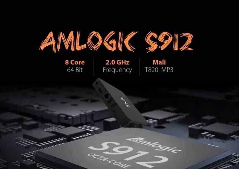 Tanix TX9S 2/8GБ Lan1GB прошивка Аndroid TV 8-ядерний Amlogic S912