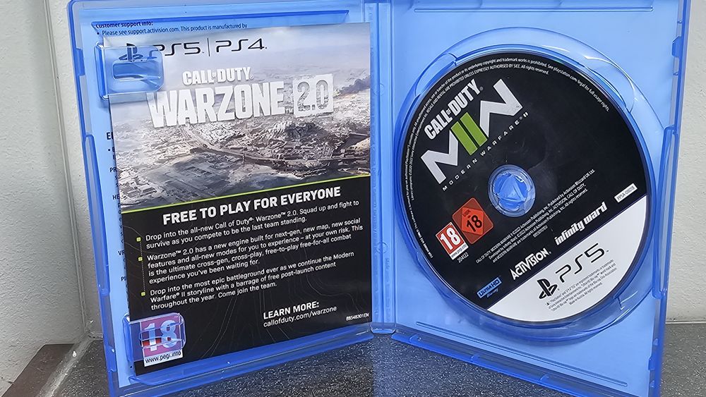 Call of Duty Modern Warfare II 2 PS5 PlayStation 5 Capa inglesa MW2