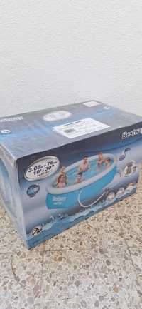 Piscina Bestway fast set com filtro selada