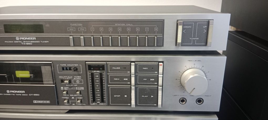 Pioneer SA 750, CT 850, T950. Wieża stereo od Audio Vintage