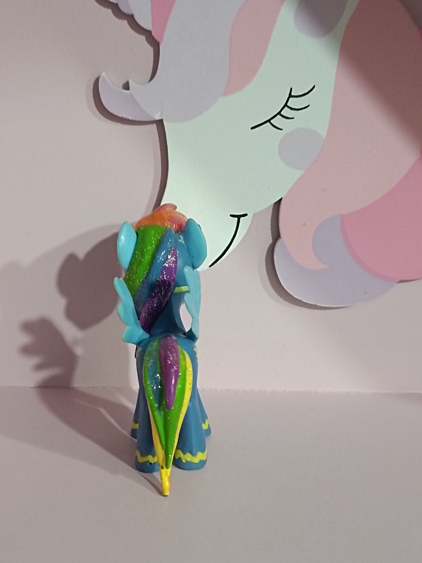 My Little Pony Rainbow Dash glitter G4 Hasbro figurka MLP