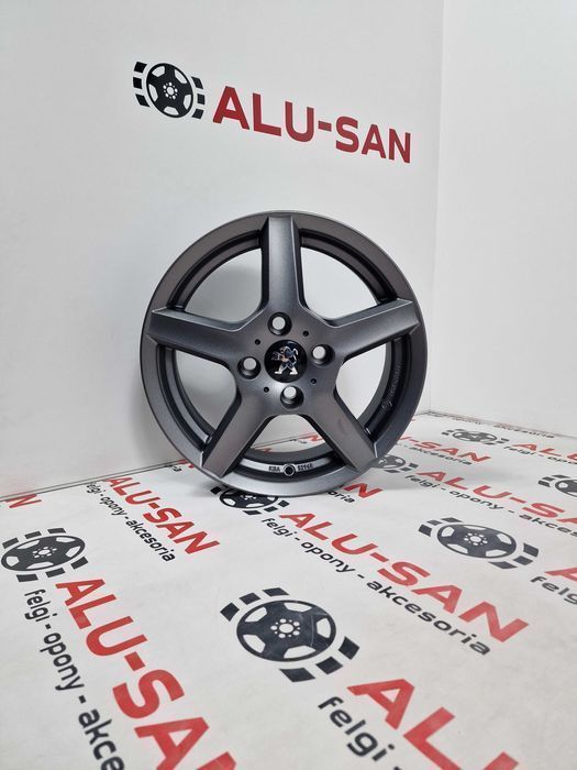 NOWE alufelgi PEUGEOT 15" 4x108 208 [U] -Grafit
