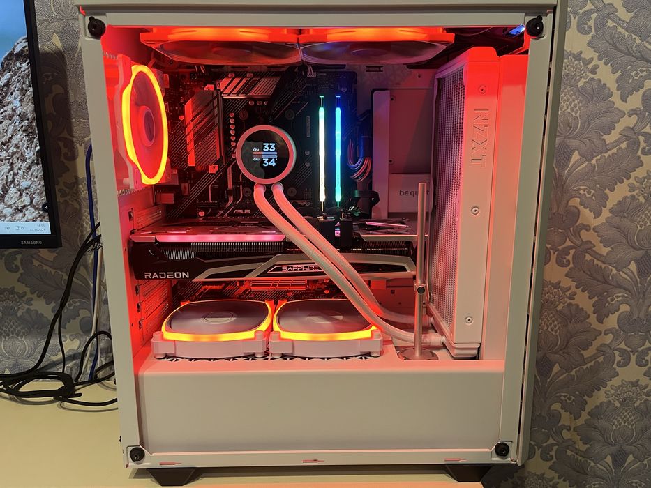 Продам пк amd 5600x RAM 32gb radeon rx6700xt 12gb ssd 500gb hdd 1Tb