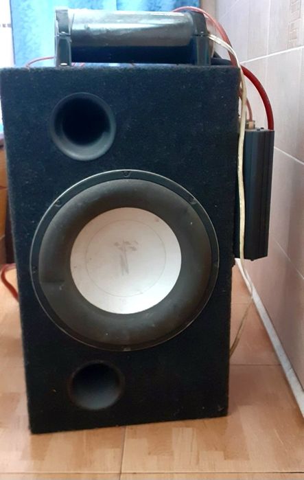 Акустика саб Ground Zero + накопитель Vibe+ усилитель DLS