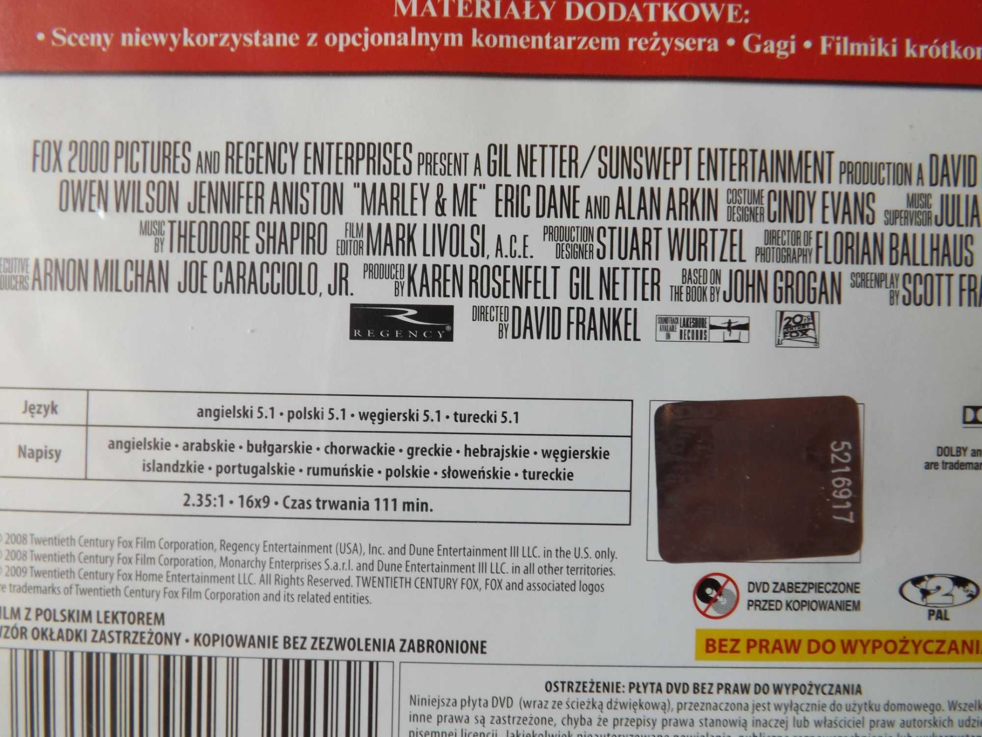 Marley i Ja i szczenięce lata dvd film