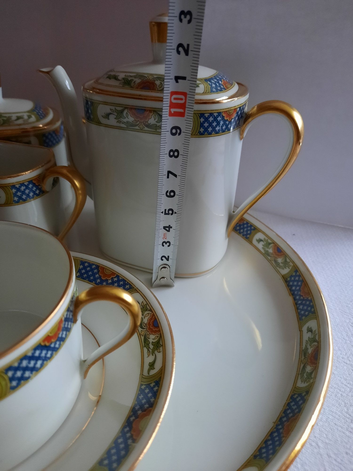 Sniadanie we dwoje ,stara porcelana Raynaud& Limoges Francja