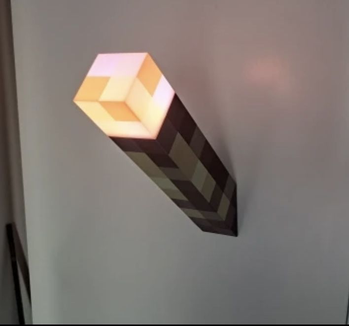 Luz Tocha Minecraft LED