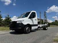 Mercedes-Benz Sprinter 516 CDi * 2.2 / 160KM * Rama do zabudowy * Koła bliźniacze *  Rozstaw osi: 3.7m * Uszkodzony * Odpala / Jeździ *