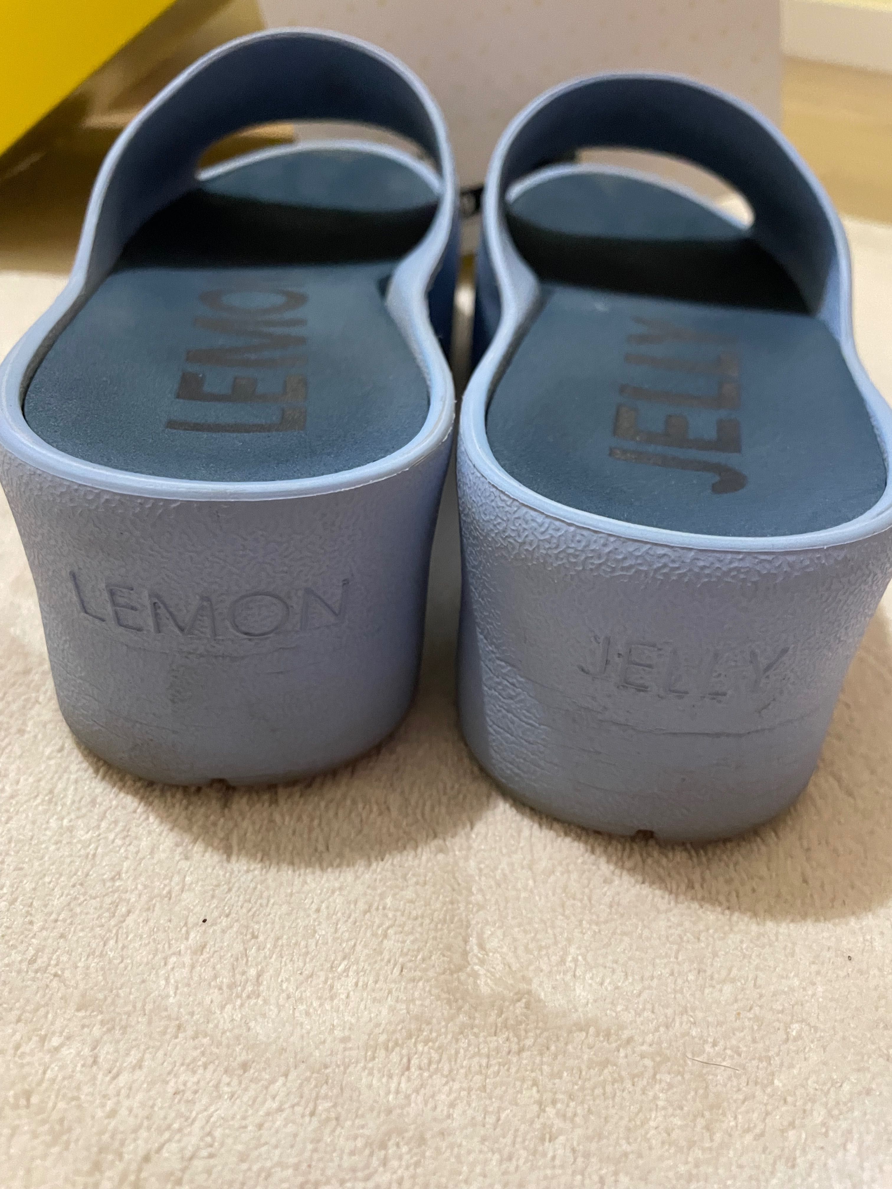 Chinelos de praia marca Lemon Jelly 39 azul de senhora azul