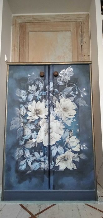 Komoda brw 113/74/33 błękitna metamorfoza 349zl