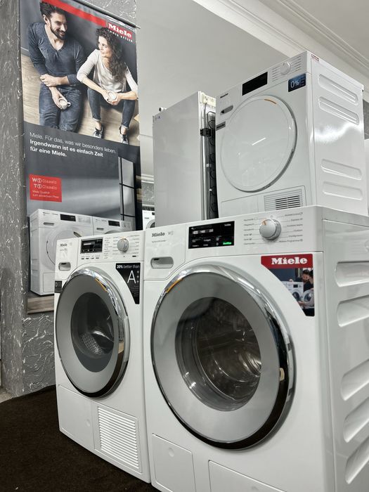 ПРЕМІУМ пральна машина сушильна машина MIELE УКР МЕНЮ ПАР PowerWash2.0