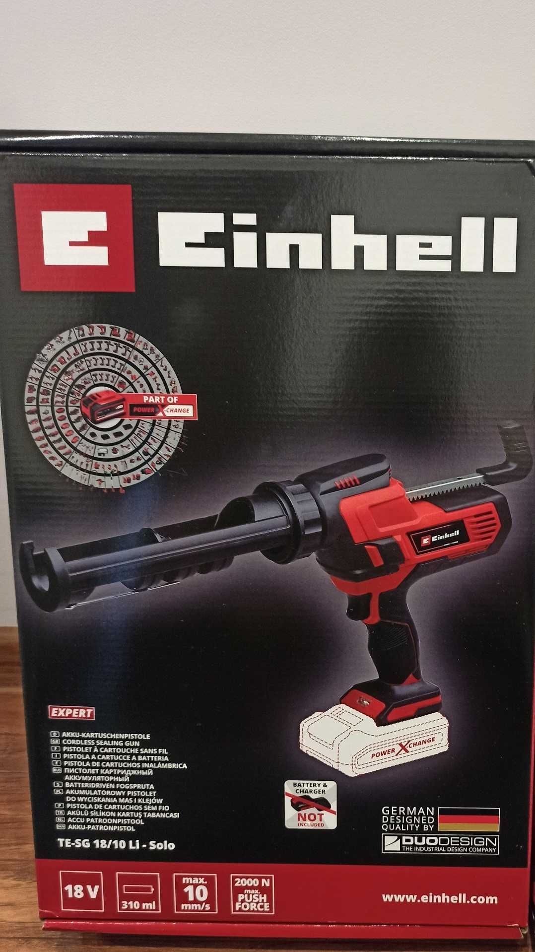 TE-SG 18/10 Einhell Pistolet do silikonu / kleju - FAKTURA