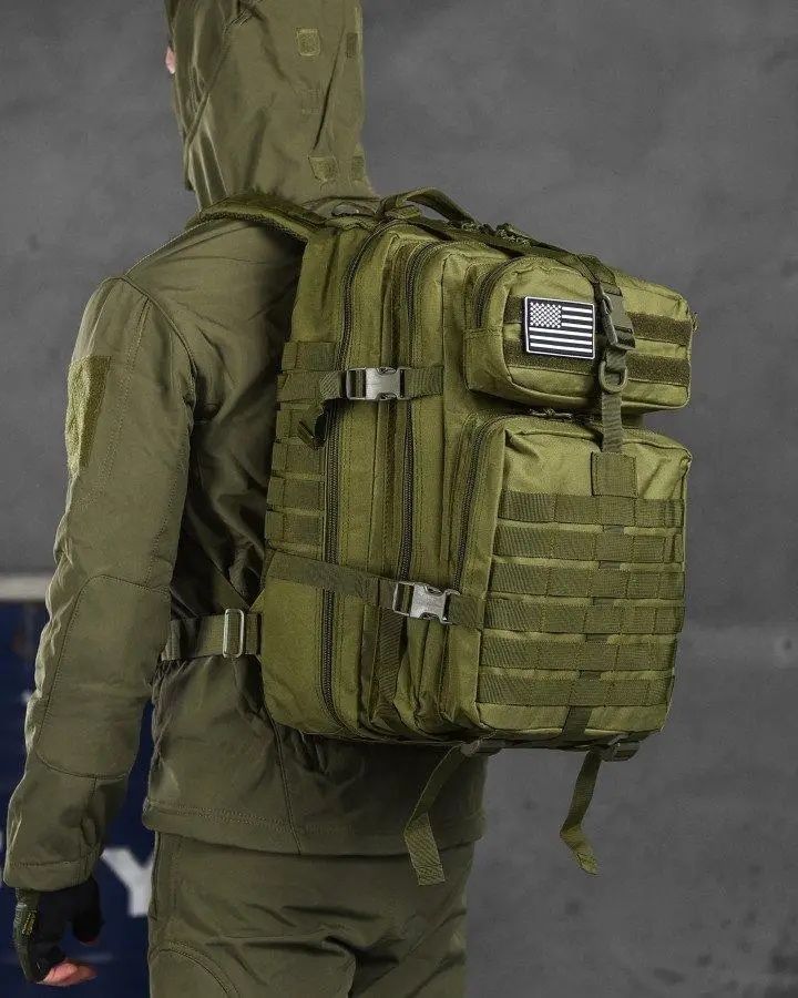Тактичний рюкзак на 45л олива