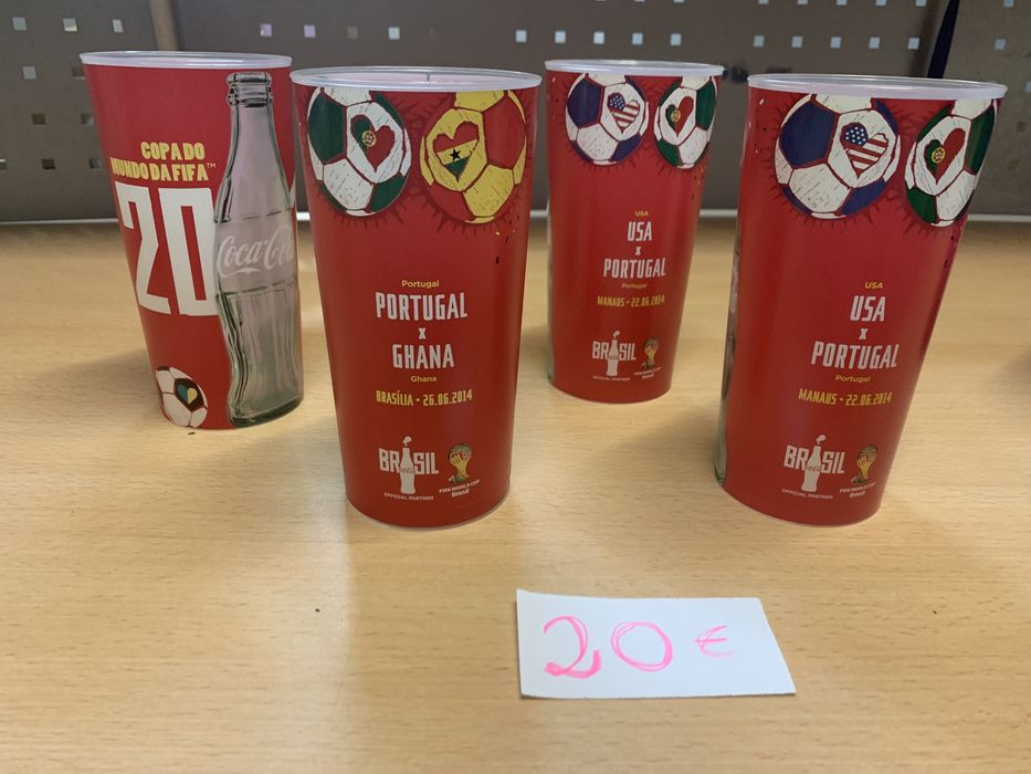 Copos coleção Coca Cola - mundial fifa Brasil