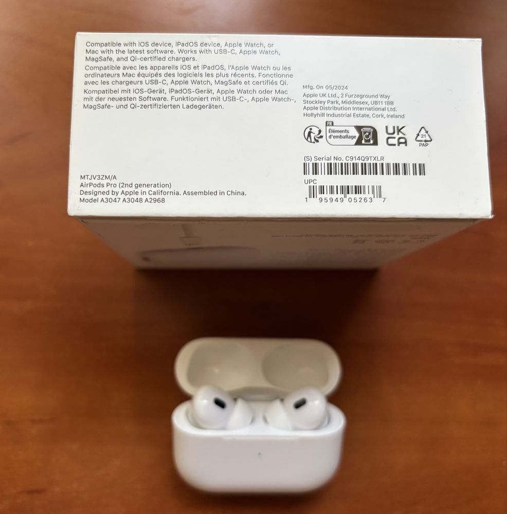 Apple Airpods Pro 2 - oryginalne, stan idealny