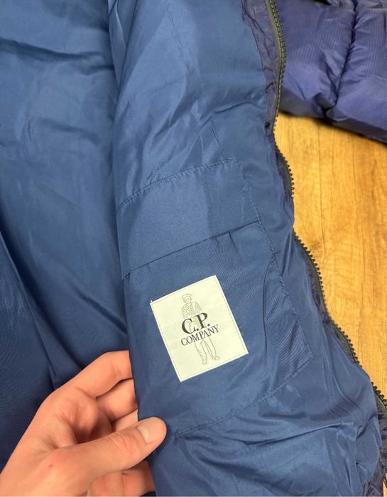 !Без Передплат! Синій пуховик CP Company DD Shell