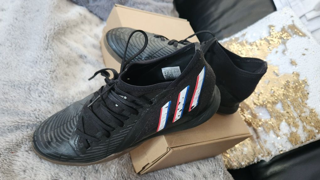 Halówki adidas predator, ze skarpetą, r.42 i 2/3