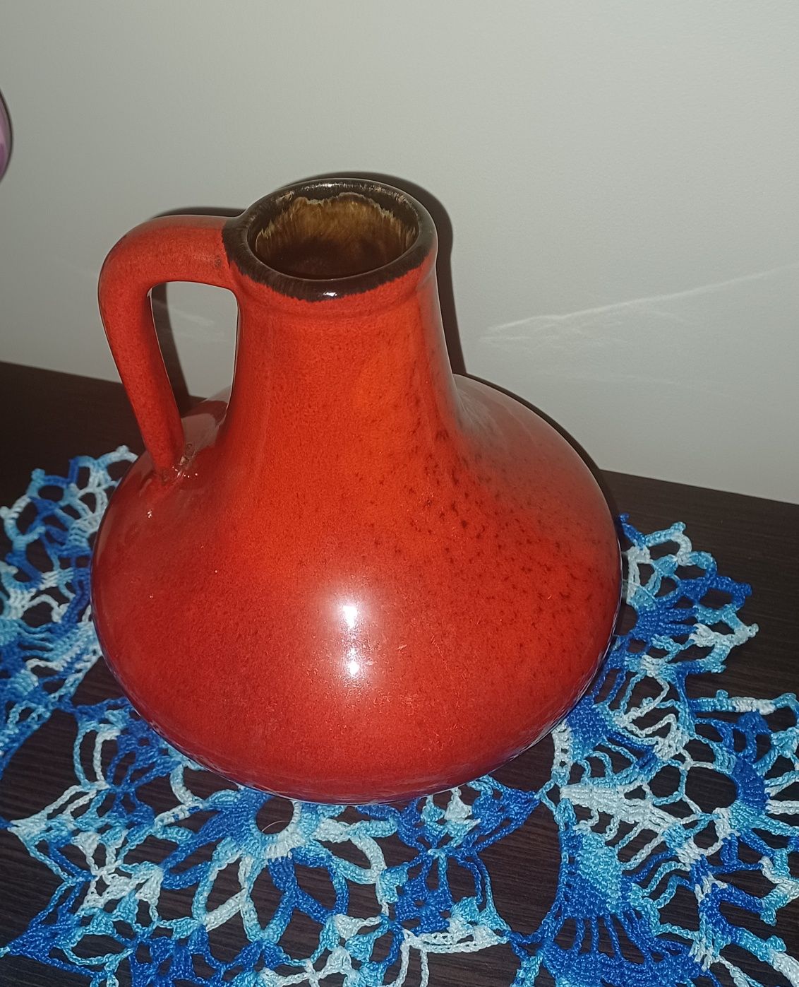 Wazon ceramiczny Midcentury Fat Lava Vase / wazonik