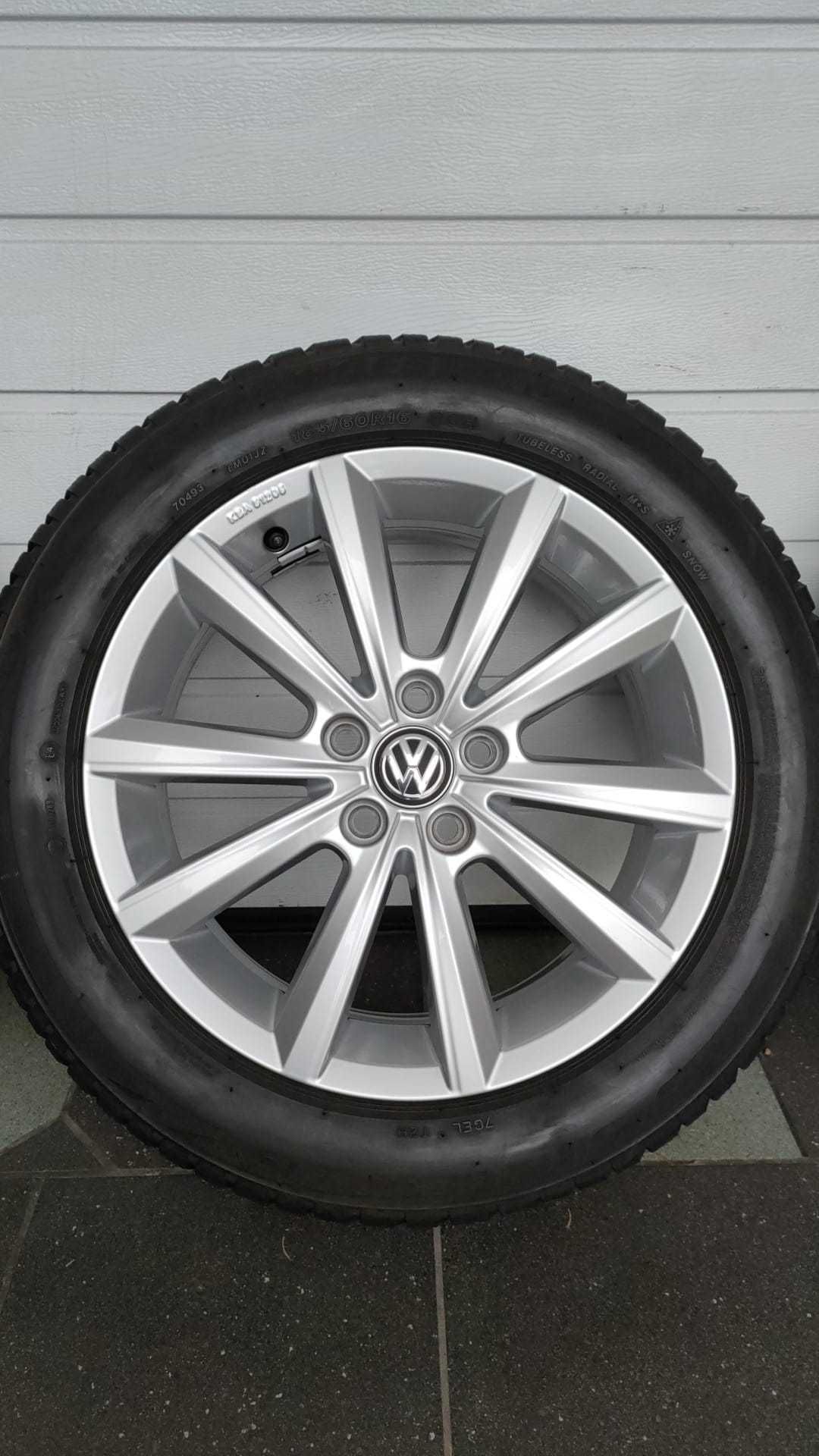 Koła Vw Polo VI Skoda 16" opony zima 185/60/16 Bridgestone (OL1529)